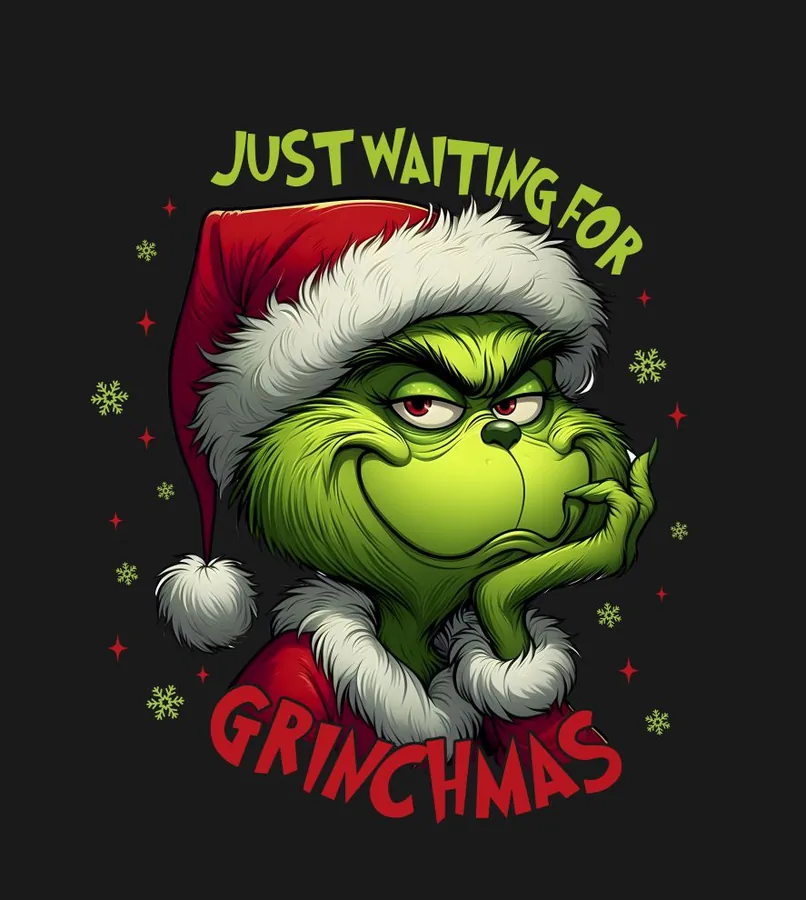 Zástera Just waiting for Grinchmas