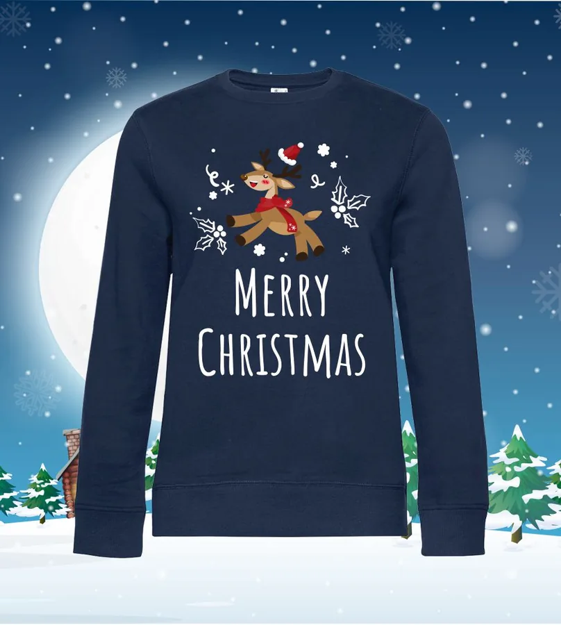 Mikina dámska / pánska Merry Christmas sobik