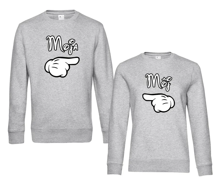 Mikiny pre páry Môj / Moja - akcia