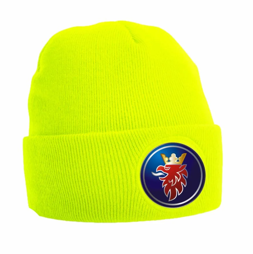 Zimná čiapka s motívom SAAB