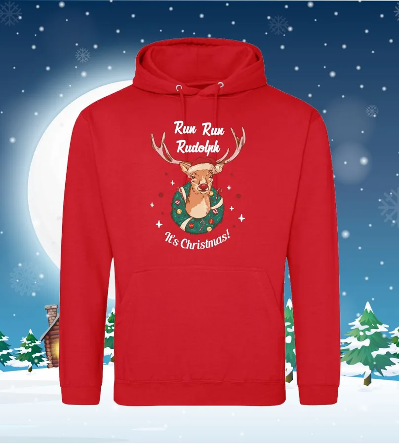 Mikina Run run Rudolph