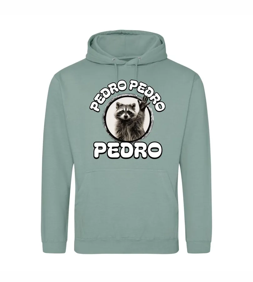 Kapucňová mikina s potlačou Pedro