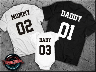 Daddy-M, Mommy-M, Baby 3-6m (body)