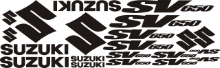 Sada samolepiek s motívom Suzuki SV650