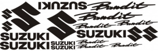 Sada samolepiek s motívom Suzuki Bandit