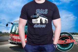 Tričko s potlačou Bus driver